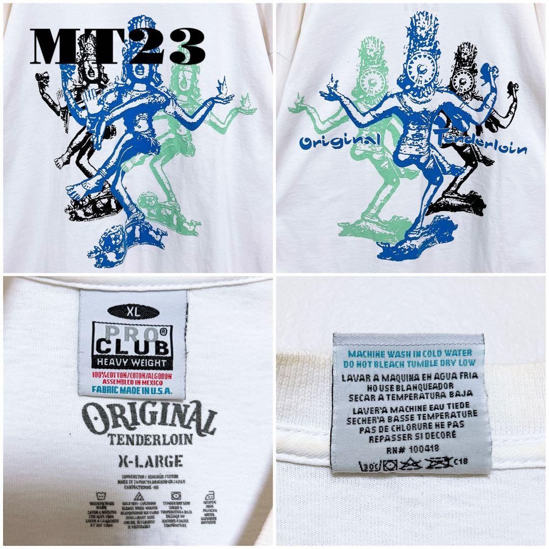 ★限定出品★ TENDERLOIN 長袖 Tシャツ ロンT SV ホワイト XL