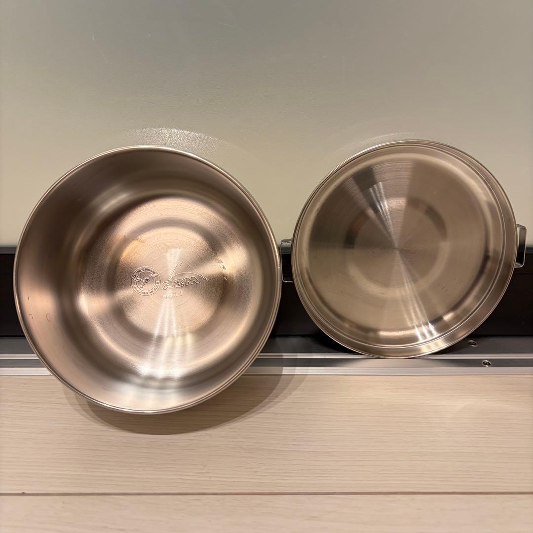 【美品】MSR アルパイン 4 ポットセット ステンレス クッカー