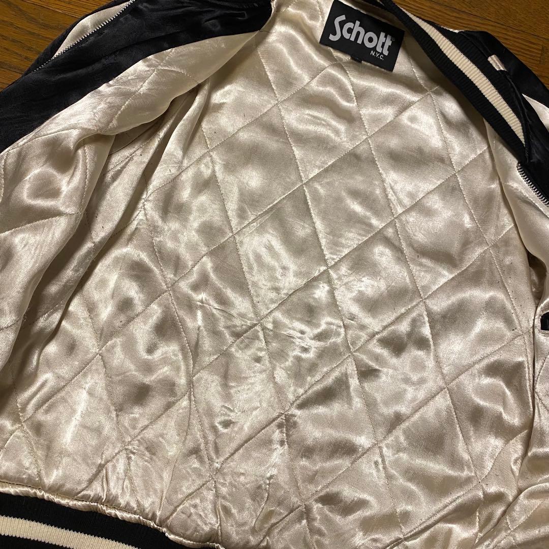 Wackkkさん専用 Schott スカジャン レーヨン素材 オリエンタルワ