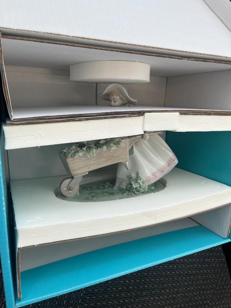 リヤドロ LLADRO 「乗せてあげる」新品　正規の元箱・専用ケース付