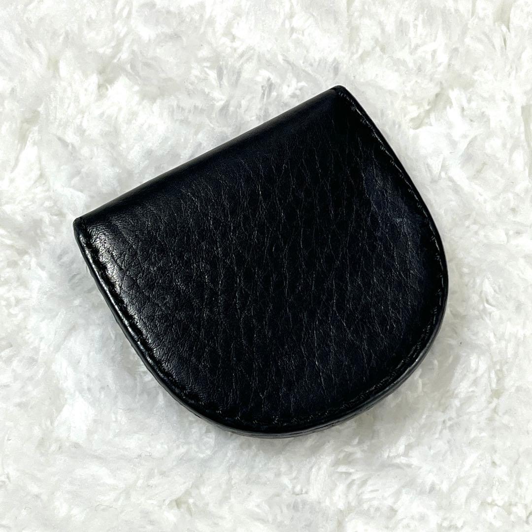 GANZO コードバン馬蹄小銭入れ 黒
