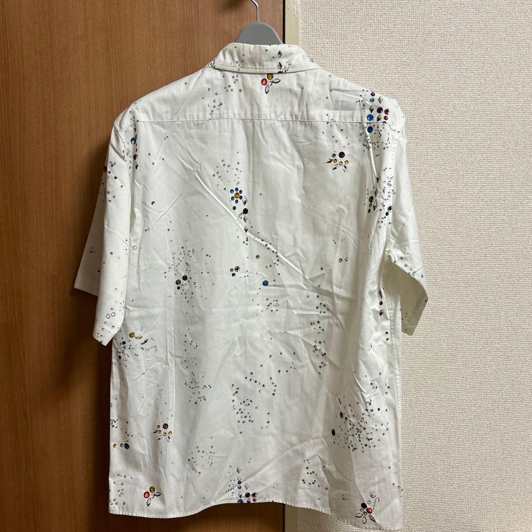 トップス MASU galaxy short sleeve shirt white