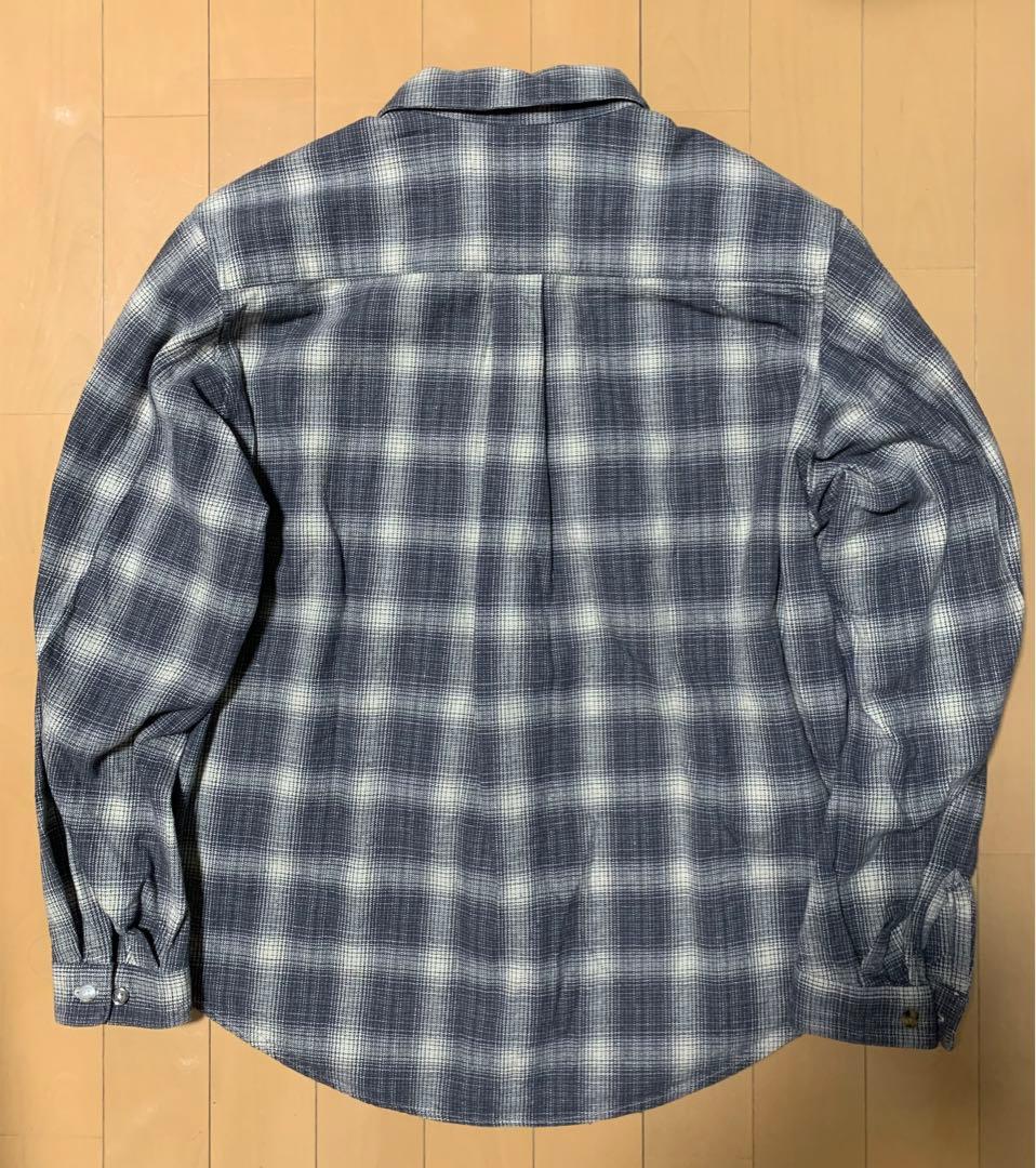 tattoo studio yamada オンブレ ネルシャツ グレー M