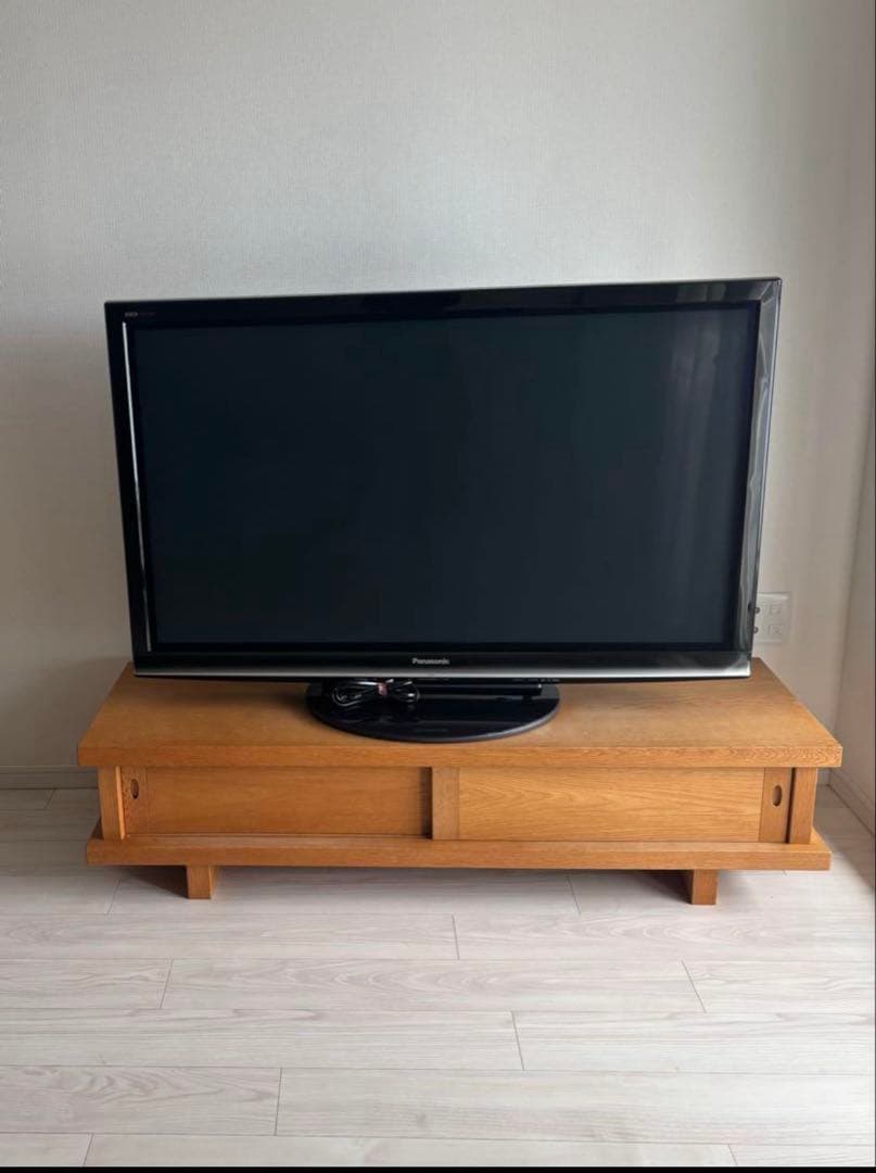 連休お値下げ！！　天然木　ナラ材　TVボード　日本製