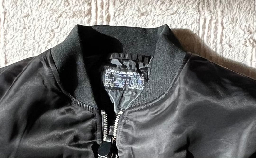 新品ブラックUS AIR FORCE MA-1 Ver1. Lサイズ