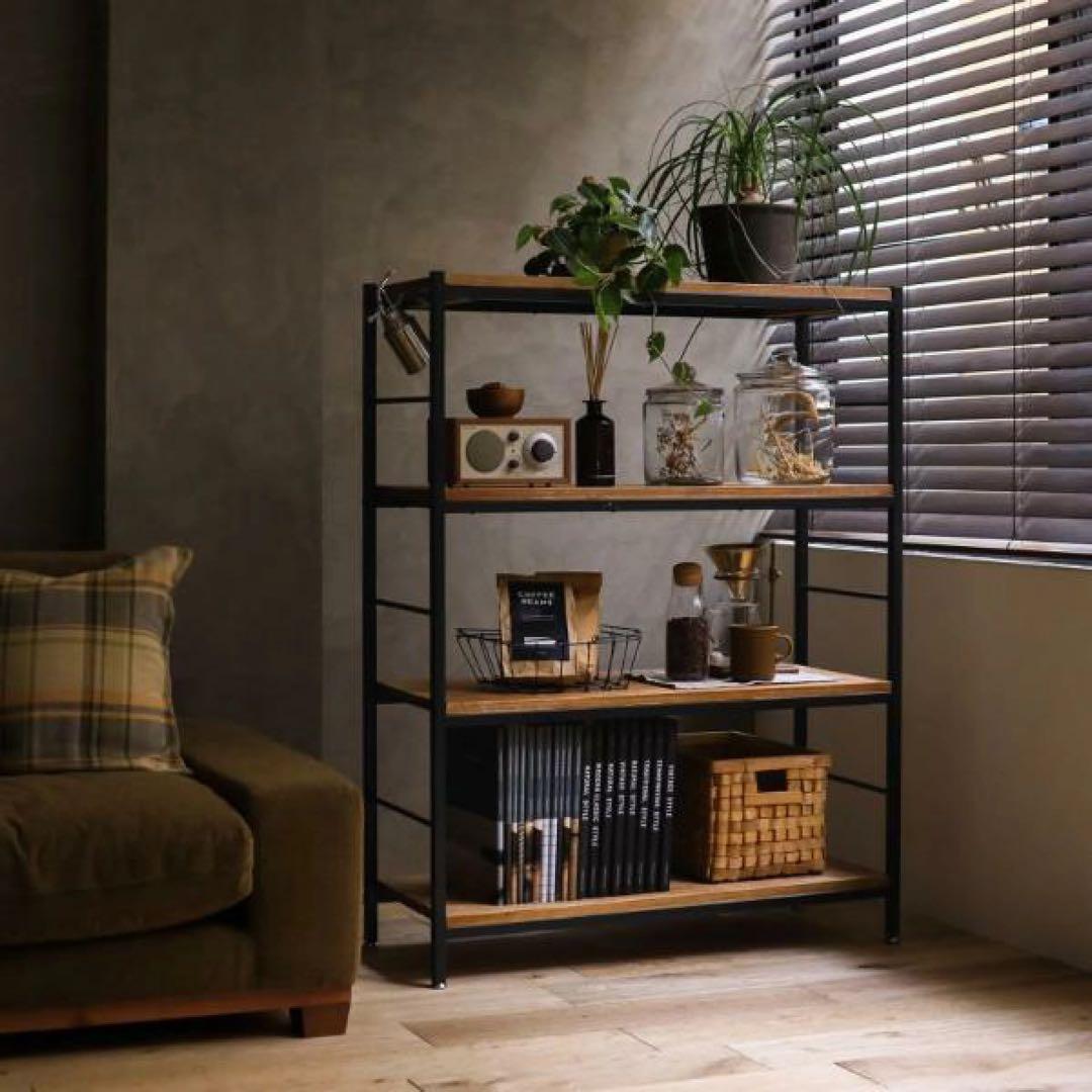 オープンラック 収納 棚 4段