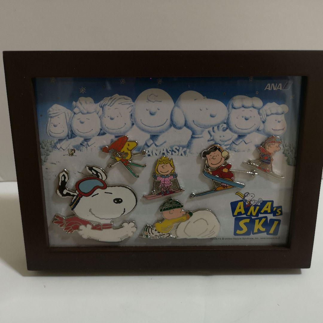☆希少☆スヌーピーANA'sスキーピンバッジセット
