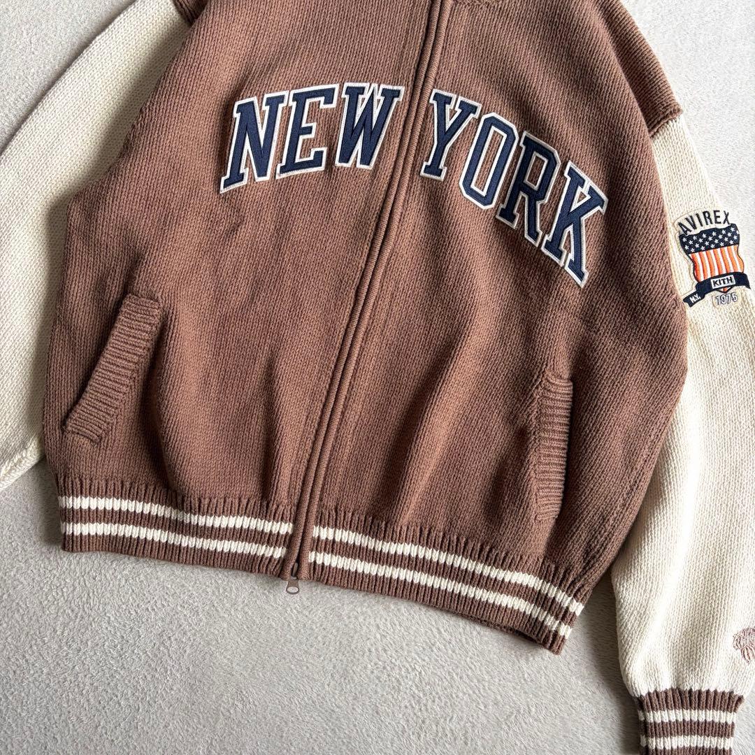 ダイアモンドフユカイ KITH AVIREX ニット ジャケット