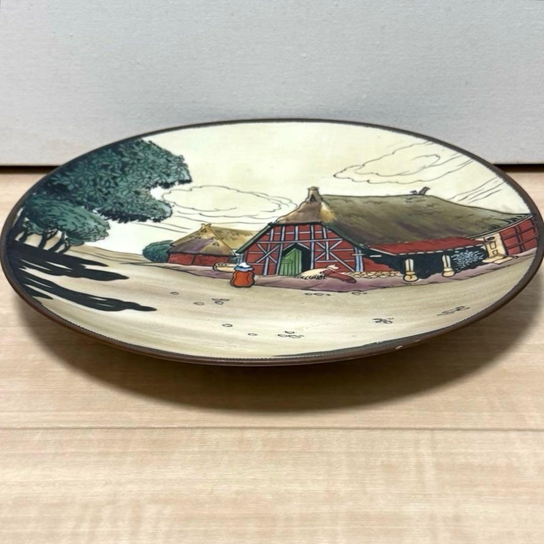 【100年物・希少】オールドノリタケ 飾り皿 25.5cm M-NIPPON