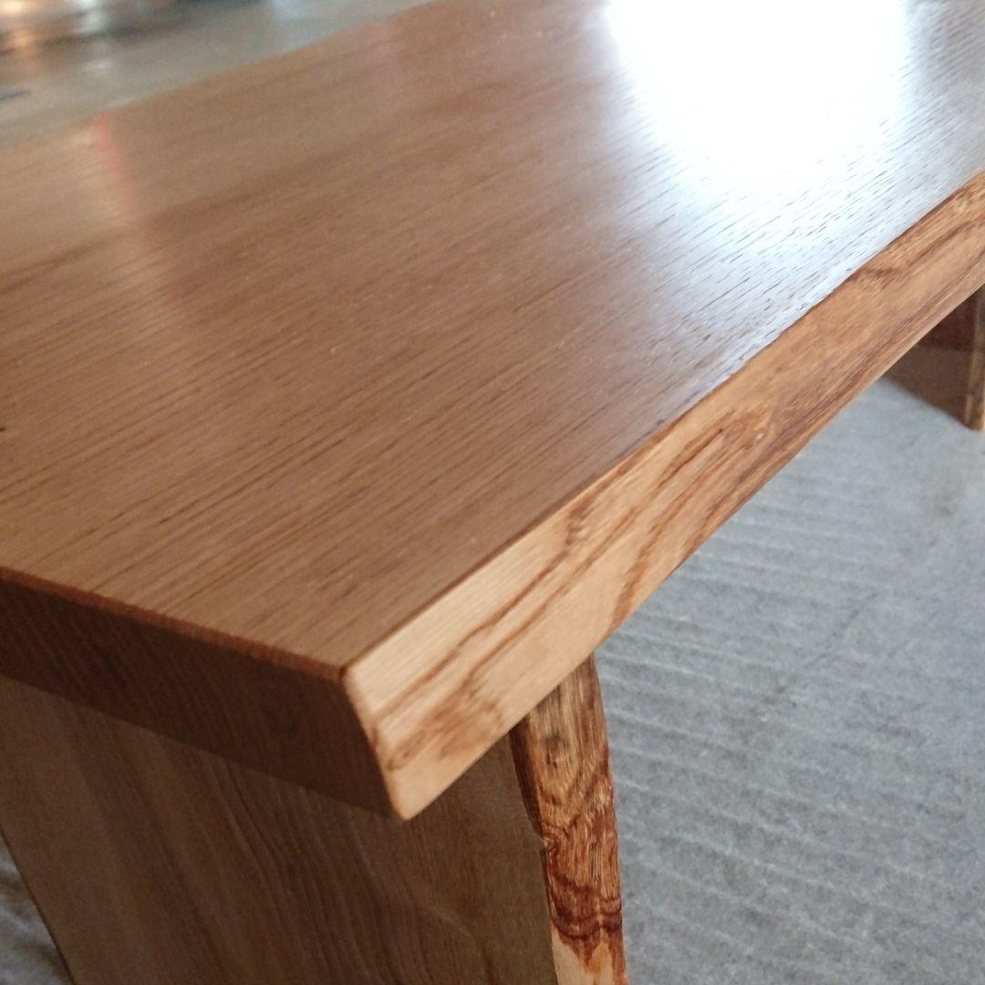 天然木リビングテーブル