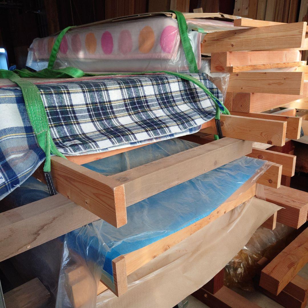 天然木リビングテーブル