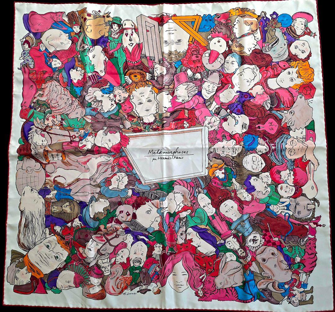 HERMES エルメス　morphoses　メタモルフォーゼ 　カレ９０