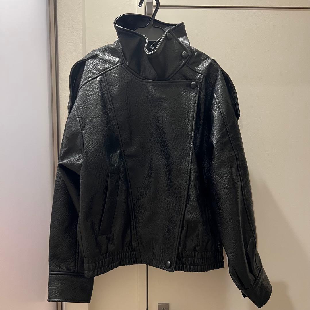 み*き様 【新品未使用】ZARA フェイクレザージャケット S 正規品