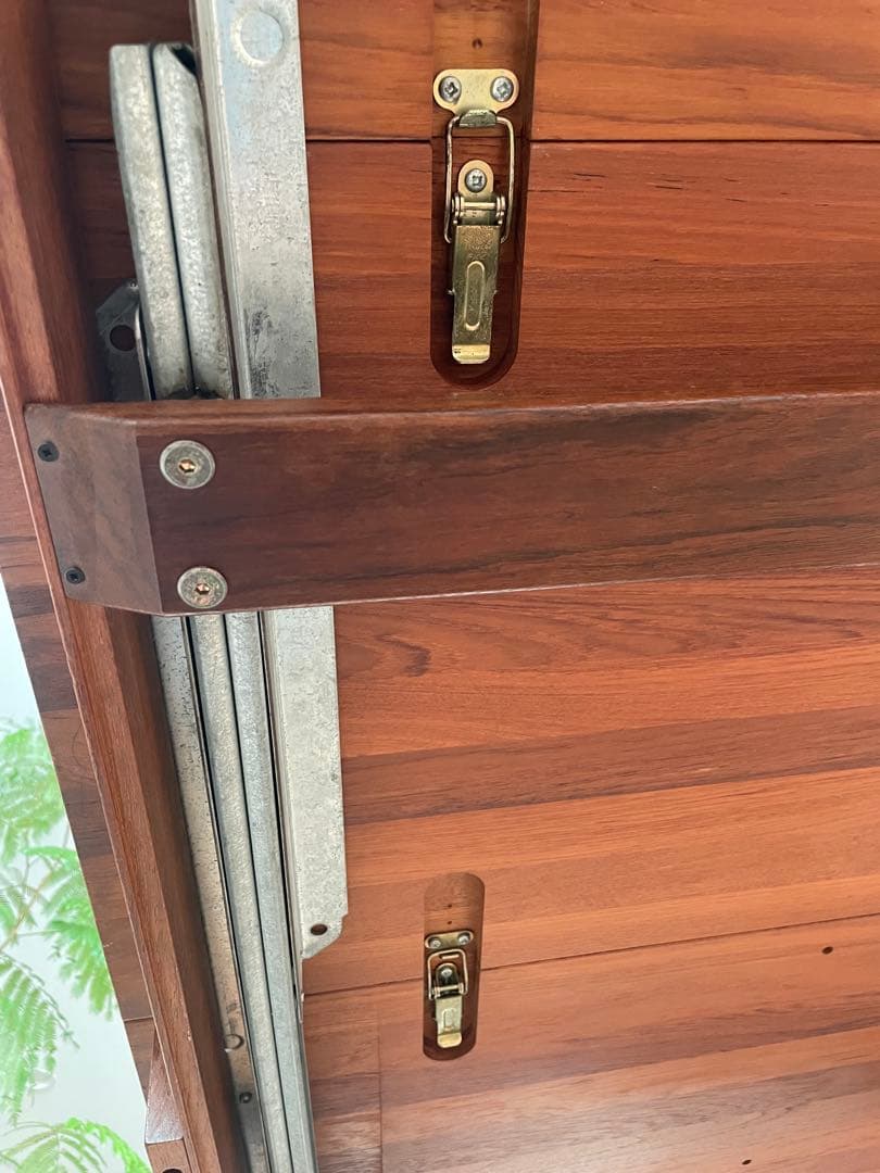 希少チーク　ダイニングテーブル1350からエクステンション1800