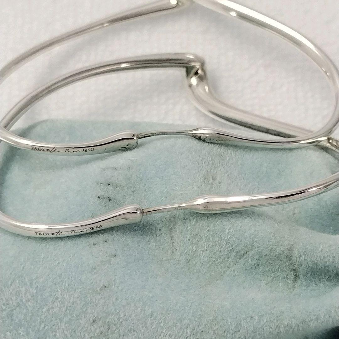 【最終値下】Tiffany＆Co. オープンハート フープピアス シルバー925