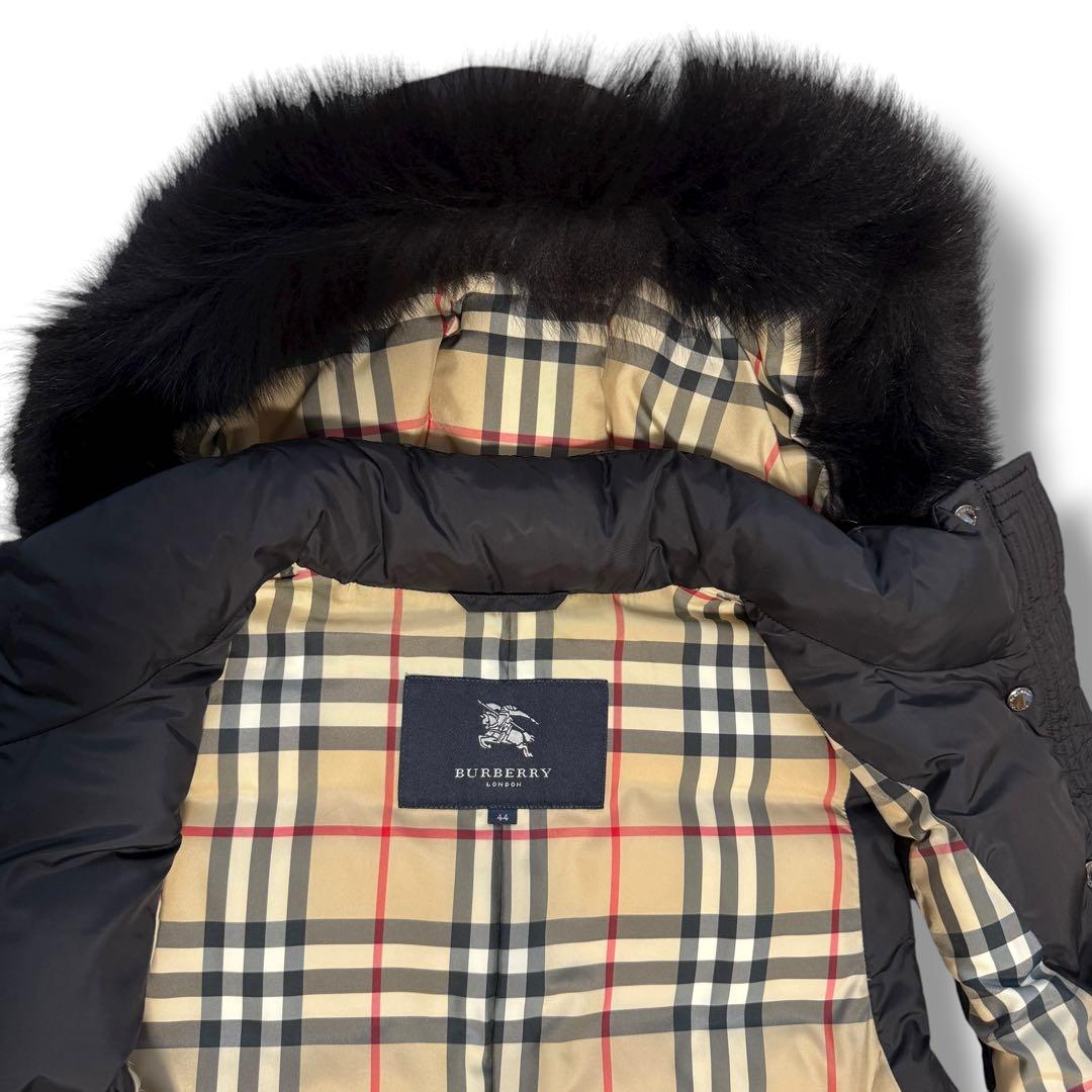 美品✨BURBERRY LONDON バーバリーロンドン　ダウンベスト ブラック
