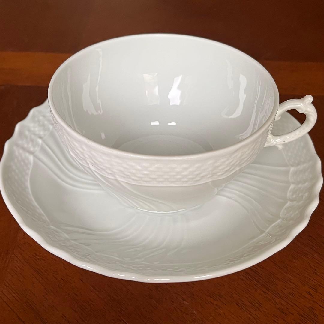 【美品】リチャードジノリ★ベッキオホワイト★モーニングセット