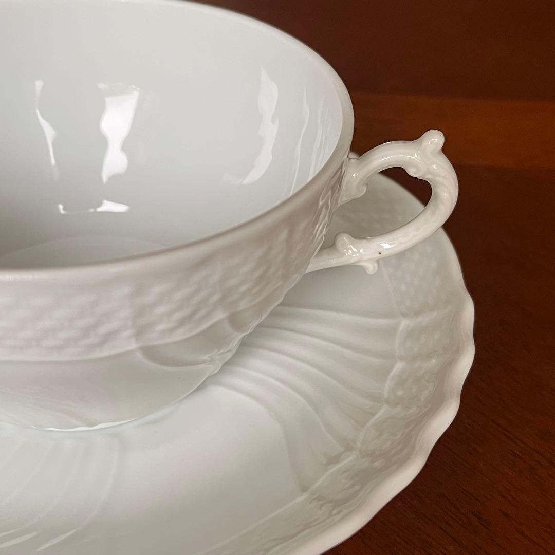 【美品】リチャードジノリ★ベッキオホワイト★モーニングセット