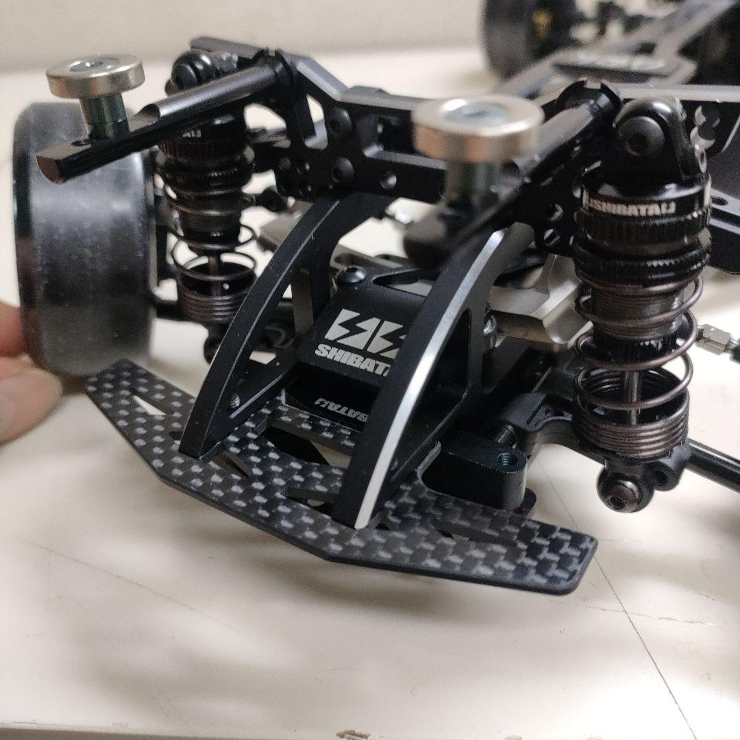 【走行少】シバタ GRK5ドリフトシャーシ、オプション多数装備、部品多数付き