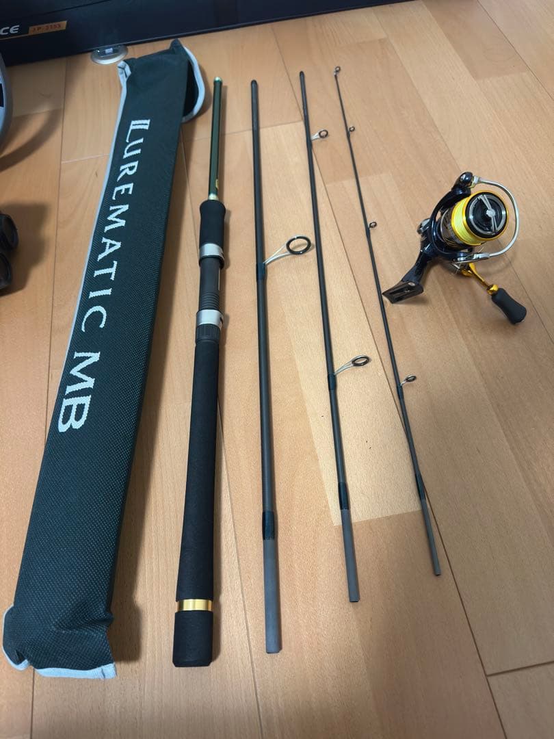 シマノ　ルアーマチックMB S80L-4 ダイワ　レブロスLT2000S セット