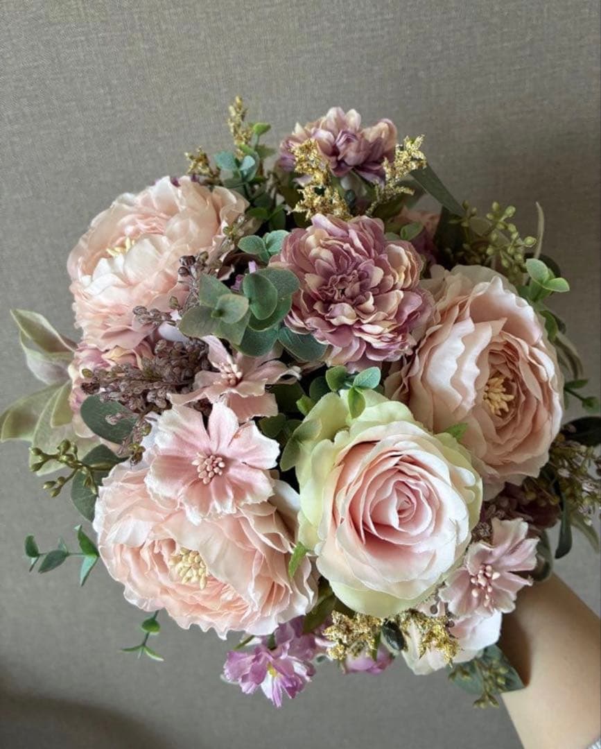 【オーダーメイド / 3万円】ウェディングブーケ＆ブートニアセット