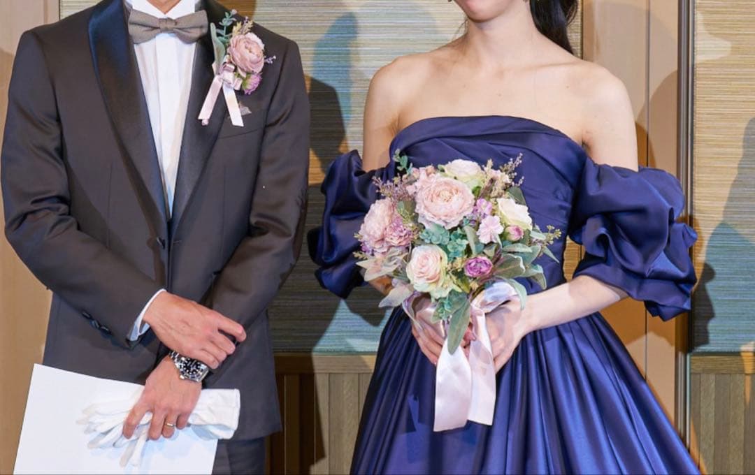 【オーダーメイド / 3万円】ウェディングブーケ＆ブートニアセット