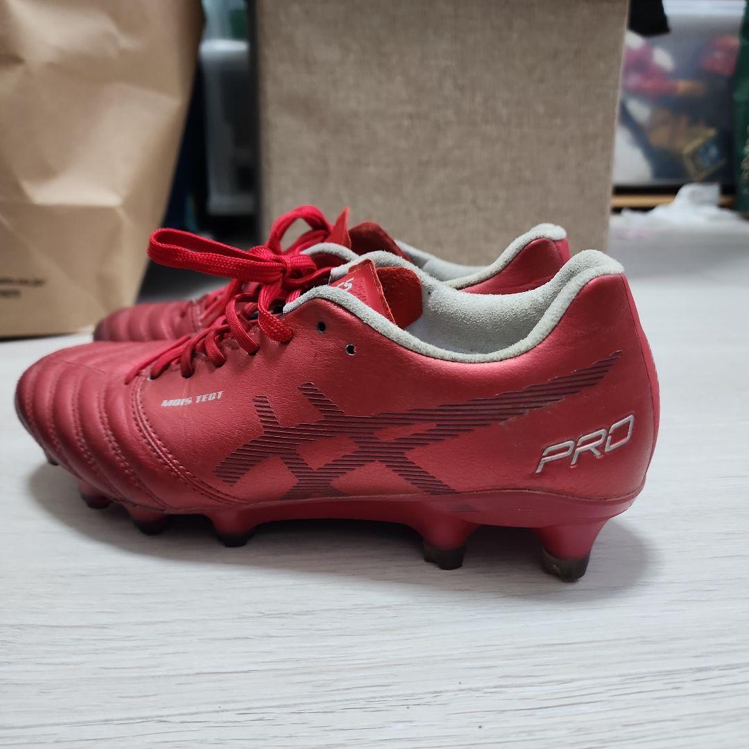 asics PRO サッカースパイク 赤　23㎝