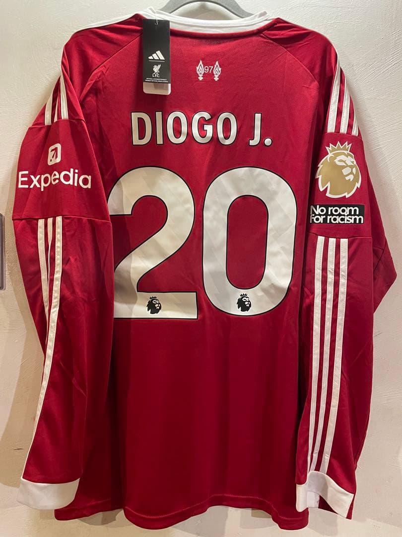 新品タグ付き　ディエゴジョタ　リバプール　ユニフォーム　長袖