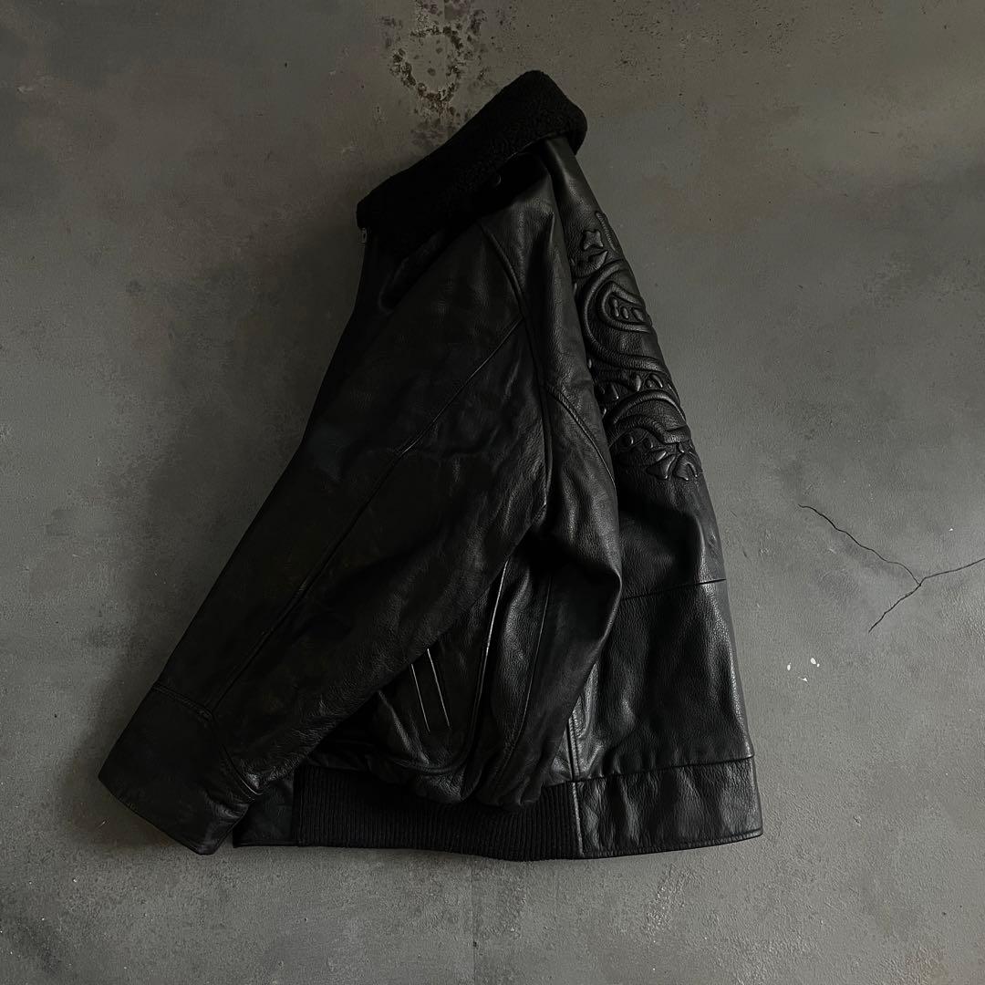 type G-1”durability“牛革“bomber jacket