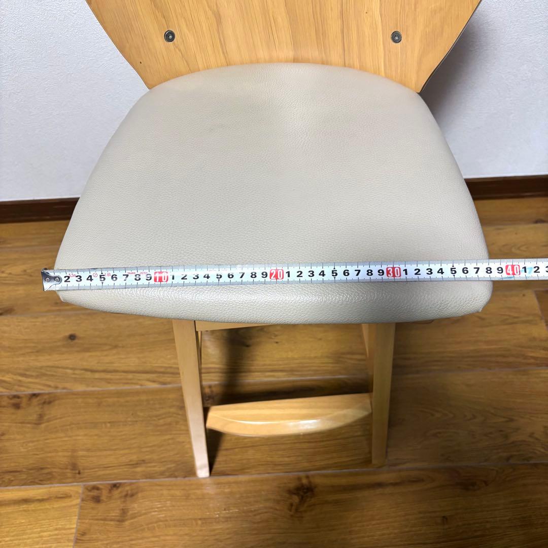 【良品】貞苅椅子製作所 回転椅子　日本製　木製　大川家具