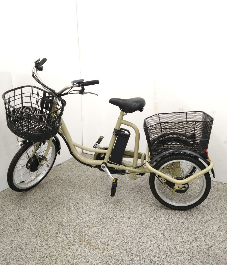 ミムゴ ノーパンク 電動アシスト 三輪自転車 アクティブプラス 20インチ