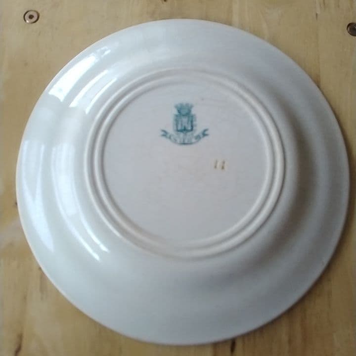 フランスアンティーク　ジアン　LILAS　ディナー皿