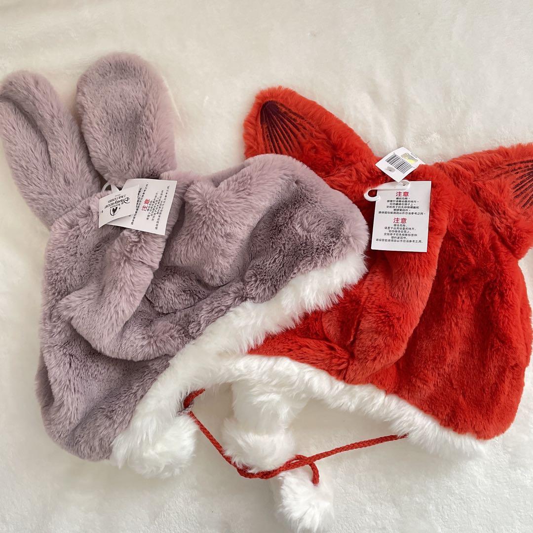 上海　ディズニーランド限定　ズートピア　ニック　ジュディ　ファンキャップ　セット