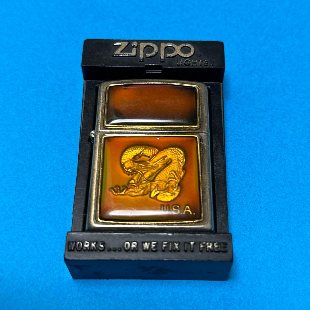 新品 ビンテージ ZIPPO DRAGON USA 1999年型