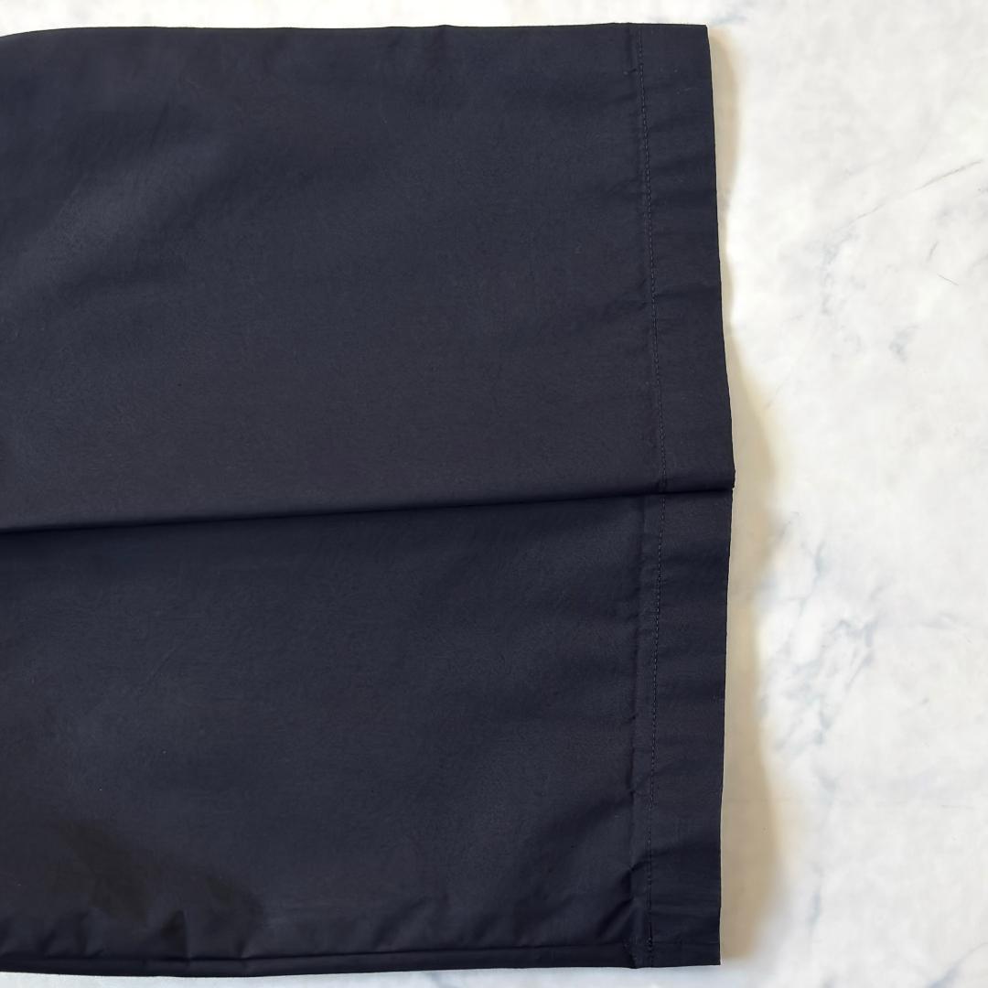 マーガレットハウエル ダブル スプリングコート 綿ナイロン 黒 0 tr7