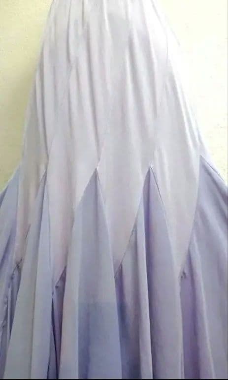 SALE☆チャコット　社交ダンス　スカート M　薄紫　シフォン　定価45100円