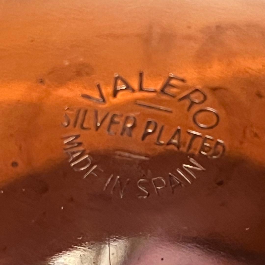 スペイン　アンティーク　シルバープレート　ワイングラス　酒器　純銀P 3客