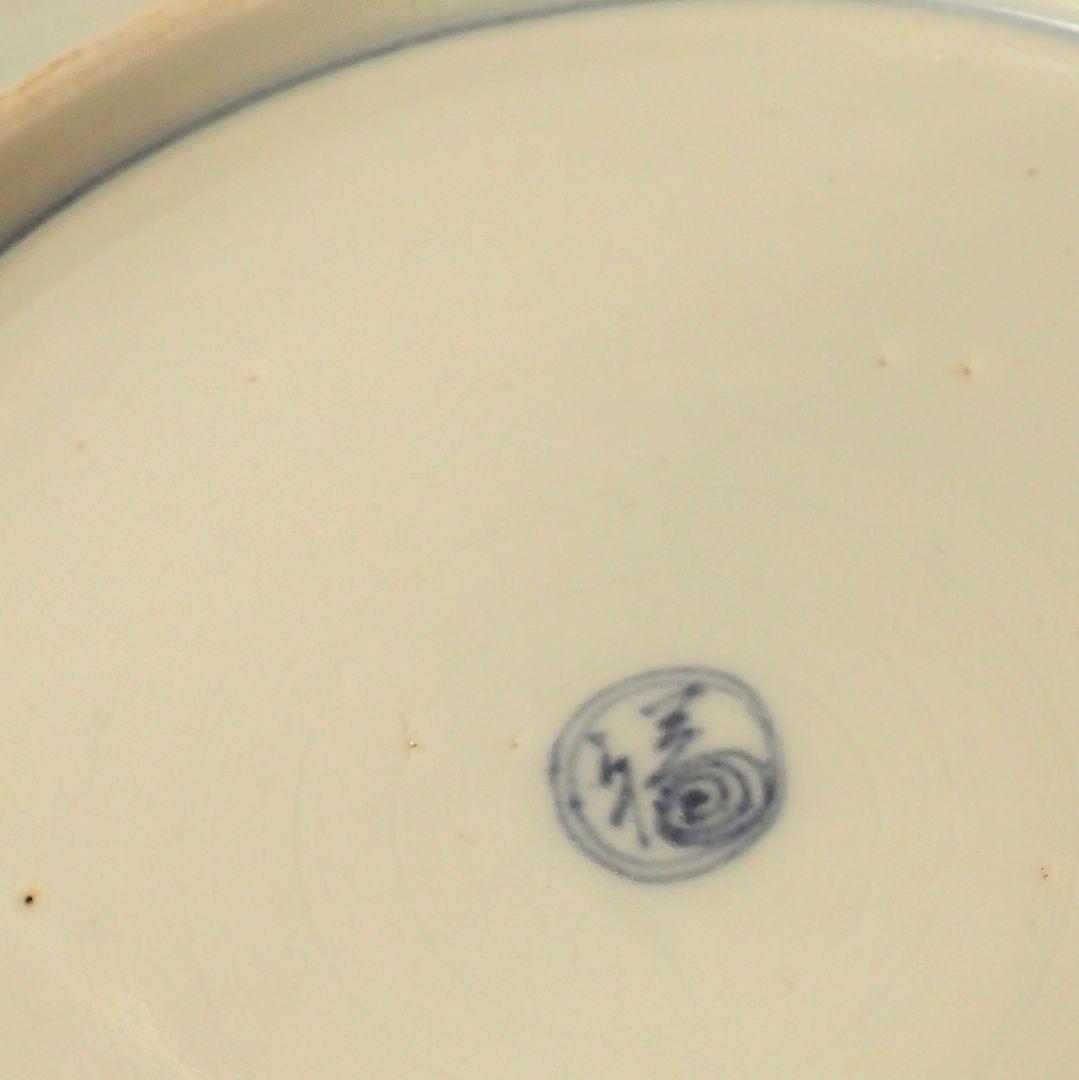 明治　骨董　輪花　リンカ　麒麟　キリン　絵 皿　2枚