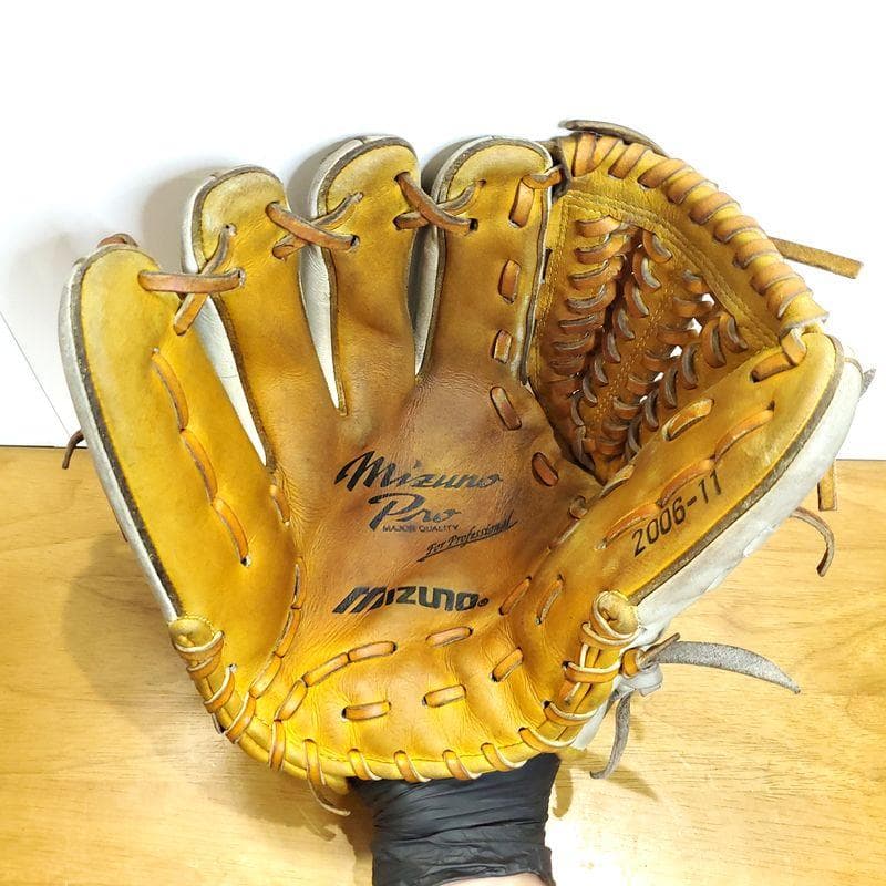 ミズノプロ プロ支給品 山崎敏選手 西武L MizunoPro 硬式グローブ