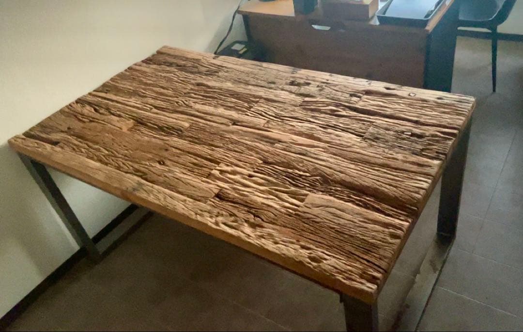 ダイニングテーブル　アンティーク　古材