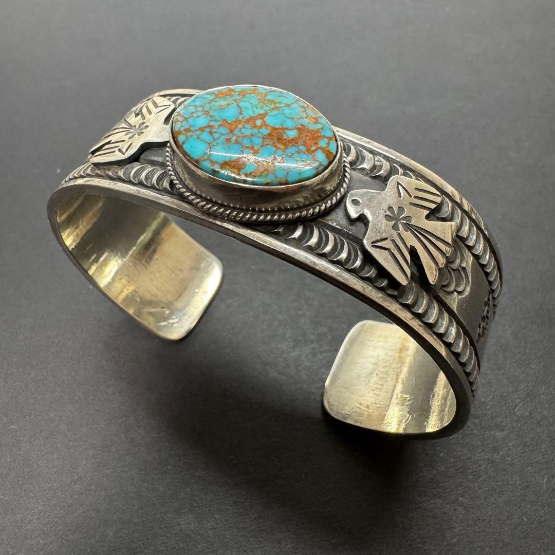 【Navajo Victor Begay】ナンバーエイトターコイズ バングル