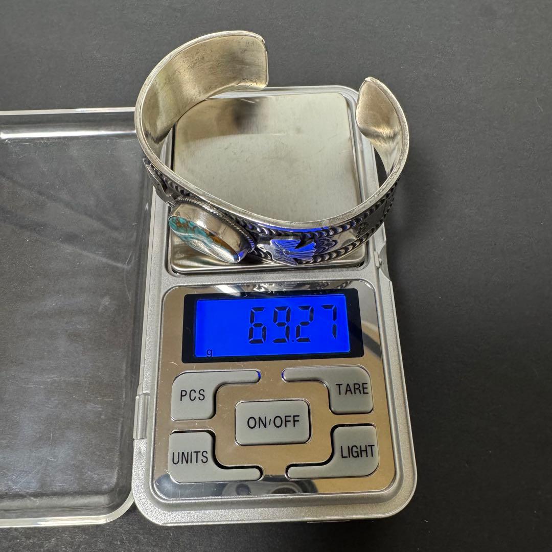 【Navajo Victor Begay】ナンバーエイトターコイズ バングル