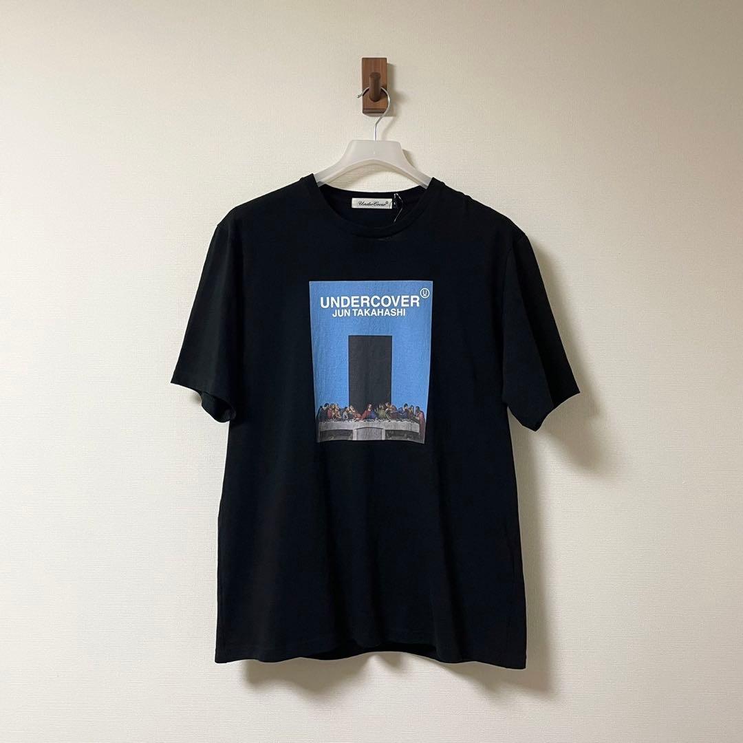 タグ付き UNDERCOVER 最後の晩餐 Tシャツ プリント ブラック 黒