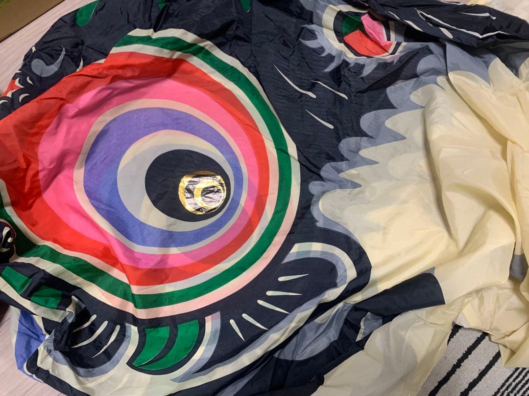 鯉のぼり　正鯉　黒　8m　使用品　こいのぼり