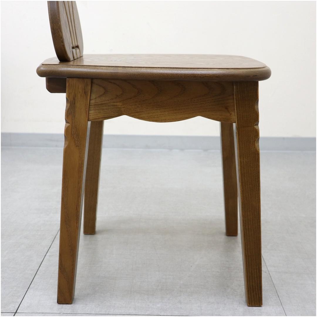 パリの雑貨屋 F-970 ネコチェア 椅子 木製 天然木 タモ材 玄関 チェア