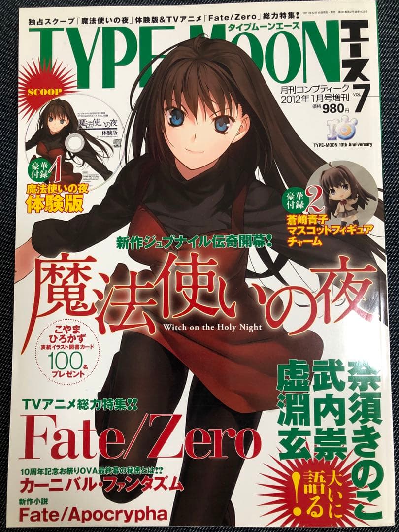 【中古品】【希少品】TYPE-MOONエース 11冊セット（付録一部なし）