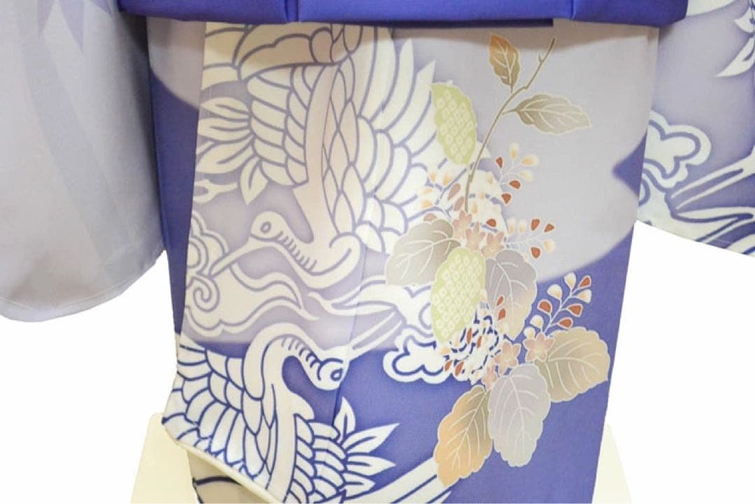 1点のみ　七五三 着物 3歳 男の子 被布セット 薄紫　日本製