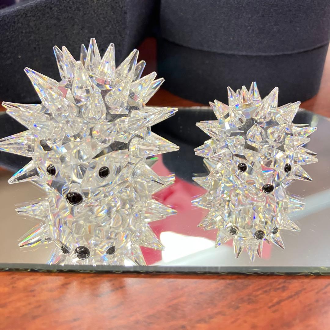 Swarovski ハリネズミ 2個セット