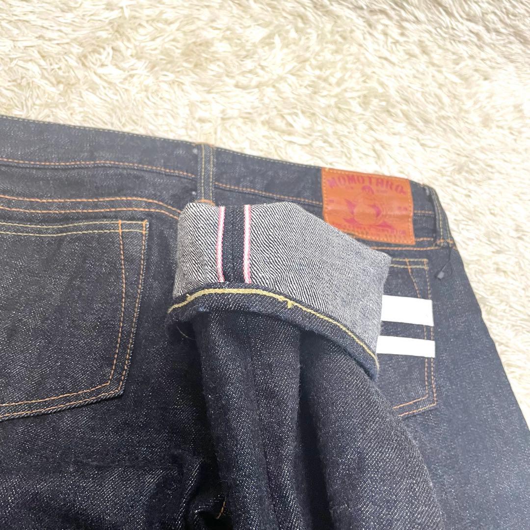 桃太郎ジーンズ　デニム　ジーンズ　濃紺　【美品】 7005sp w30 ピンク