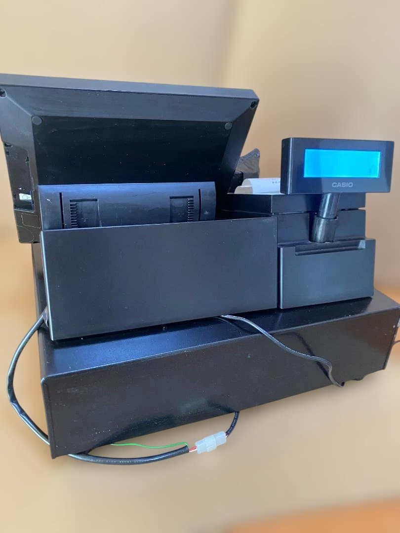 取説 無料設定 鍵2本 SD 設定ツール付 カシオ レジスタ V-R200